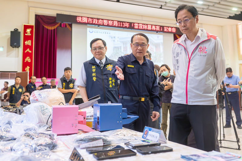 桃市雷霆除暴專案第一階段成果豐碩